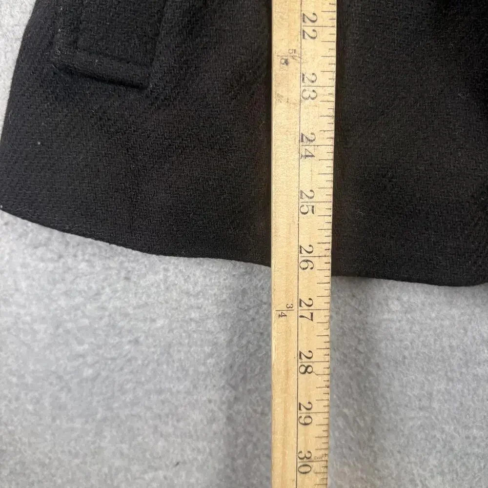 J. Crew Women's Size 8 Wool Blend Stadium Cloth Nello Gori Peacoat Jacket - Picture 4 of 6